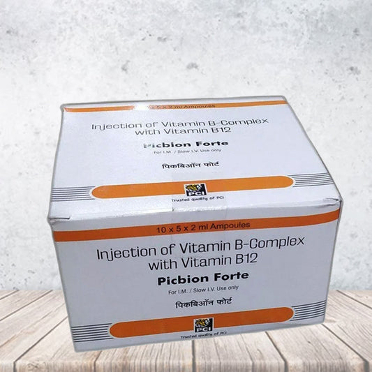 Vitamin B Complex with B12 injection - 5 vials