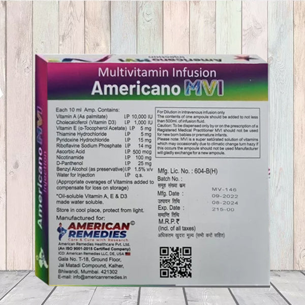 Multivitamin for infusion