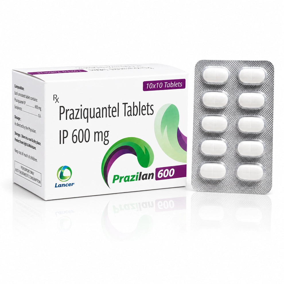 Praziquantel Tablets IP 600mg | Prazilan 600