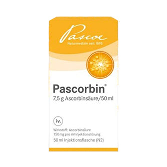Vitamin C High Dose– Pascorbin 7.5g ascorbic acid (for intravenous use – 50ml)