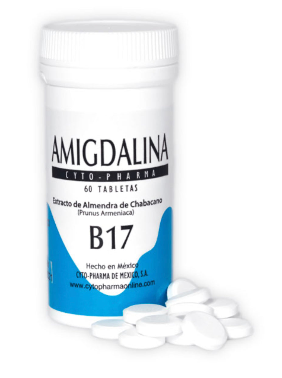Amygdalin Tablets 500 mg, 60 Tablets per Bottle CytoPharma