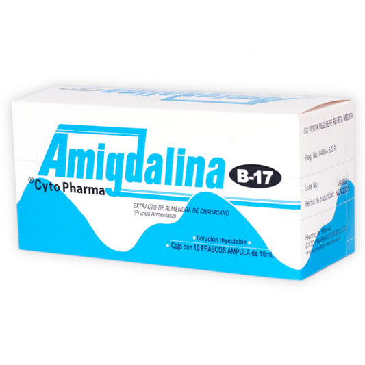 Amygdalin B17 CytoPharma Injectable Solution 1 box of 10 vials