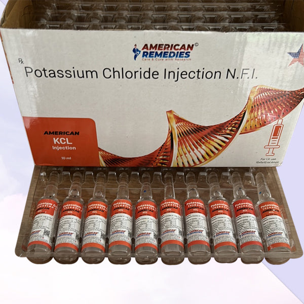 Potassium Chloride 10 x 10ml ampoules American Remedies