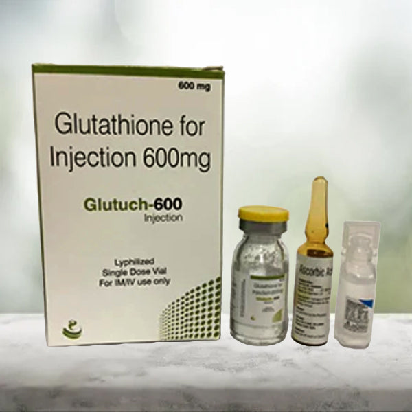 Glutathione 600mg plus Vitamin C 5ml for injection single dose Glutuch