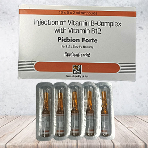 Vitamin B Complex with B12 injection - 5 vials