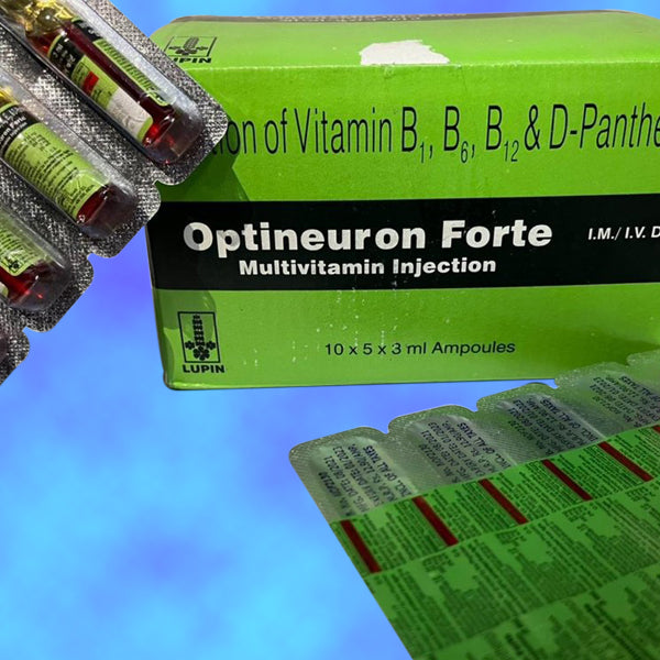 Vitamin B1, B6, B12 & D-Panthenol B Complex - 5 vials of 3 ml each