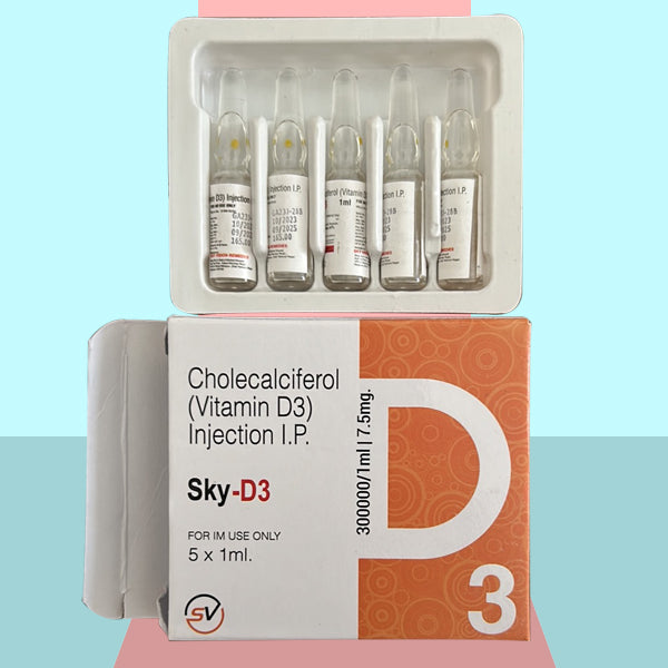 Cholecalciferol D3 5 x 1ml ampoules