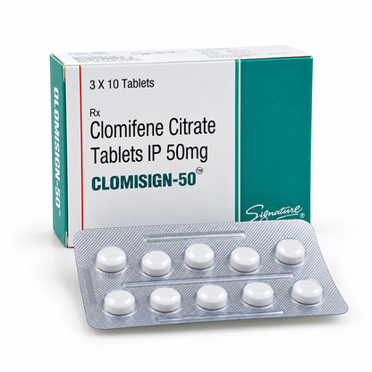 Clomisign 50 – Clomiphene Citrate Tablets IP 50mg
