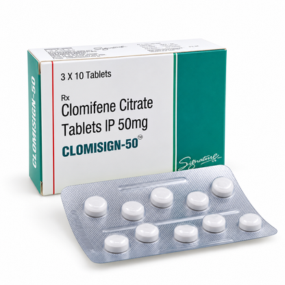 Clomisign 50 – Clomiphene Citrate Tablets IP 50mg
