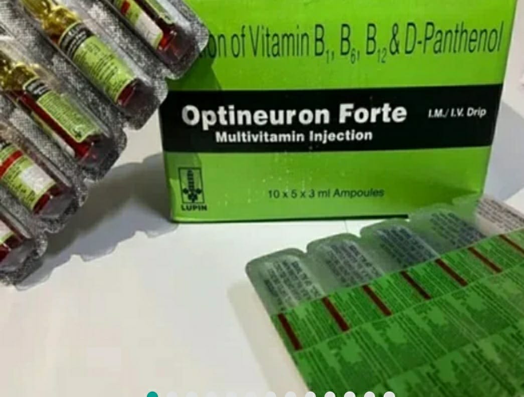 Vitamin B1, B6, B12 & DPanthenol 5 vials of 3 ml each