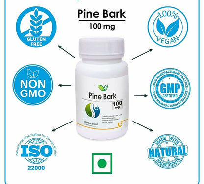 Pine Bark - 60 capsules, 100mg