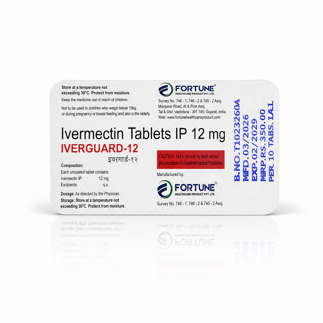 Iverguard-12 Ivermectin Tablets IP 12mg