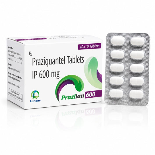 Praziquantel Tablets IP 600mg | Prazilan 600