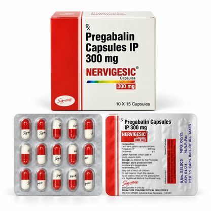 Nervigesic 300 – Pregabalin Capsules IP 300mg