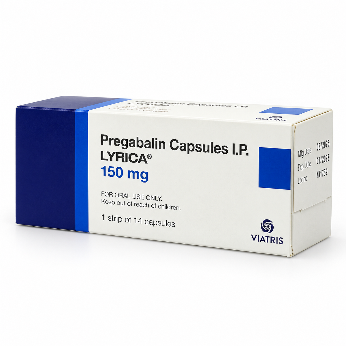 Lyrica 150mg – Pregabalin Capsules I.P.