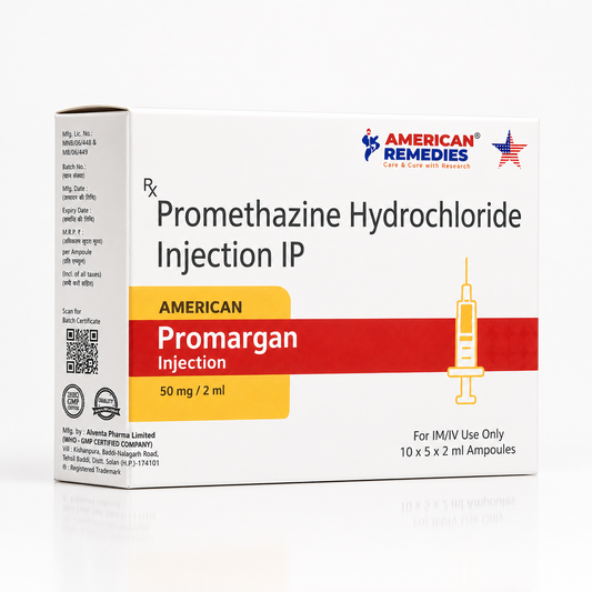 Promethazine Hydrochloride Injection IP 50mg/2ml | Promargan