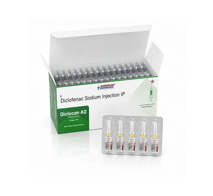 Diclocan AQ Injection | Diclofenac Sodium Injection IP | 75mg/1ml