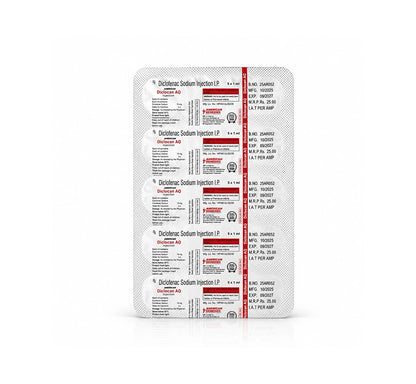 Diclocan AQ Injection | Diclofenac Sodium Injection IP | 75mg/1ml