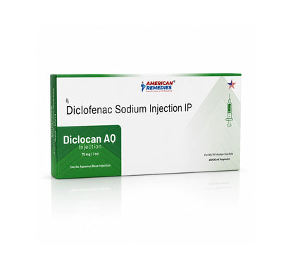 Diclocan AQ Injection | Diclofenac Sodium Injection IP | 75mg/1ml