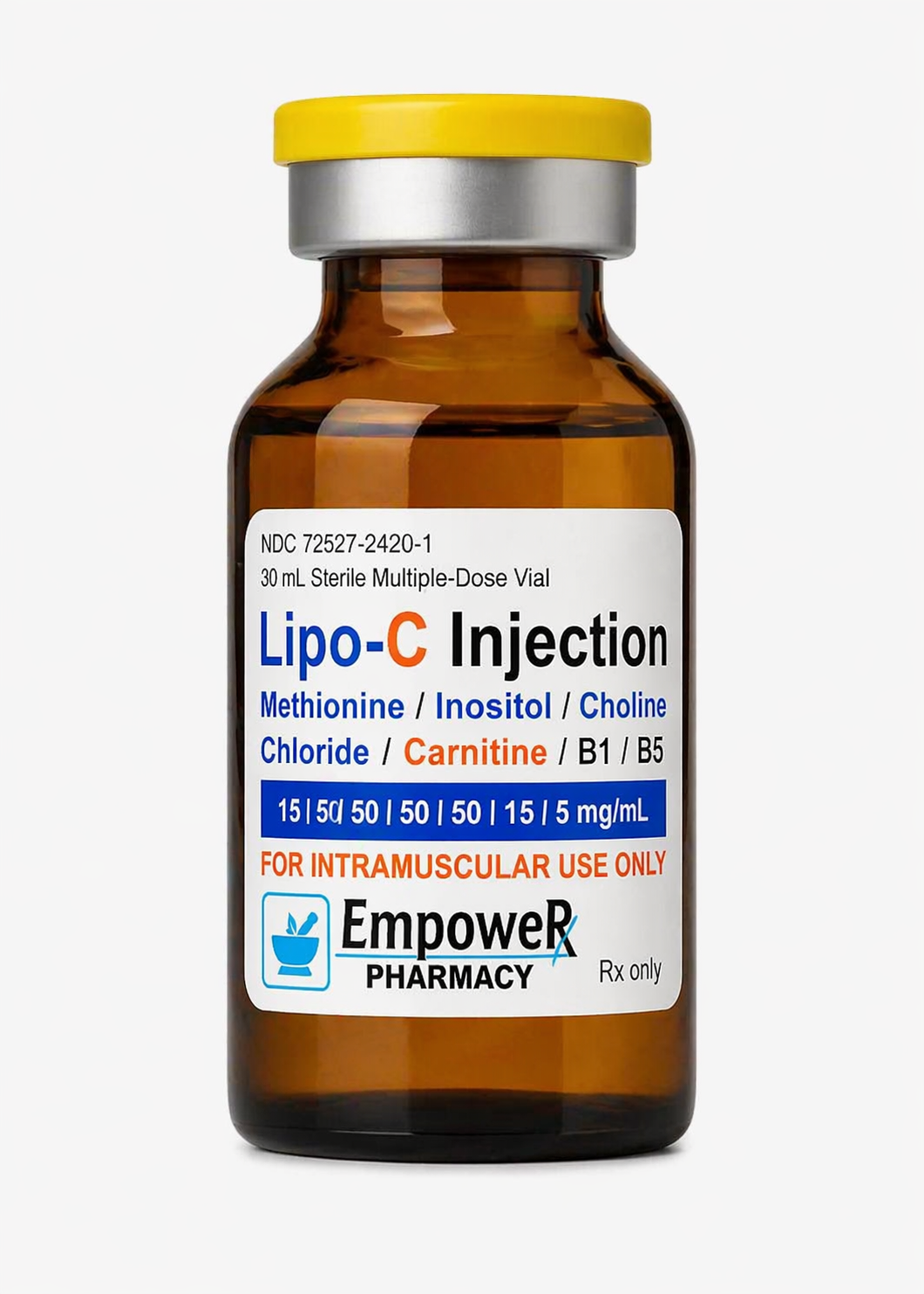 Lipo-C Injection (MIC + B Complex) - Metabolic Support Formula (10 vials)