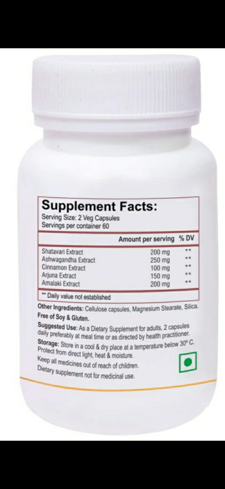 Weight growth herbals 60 capsules