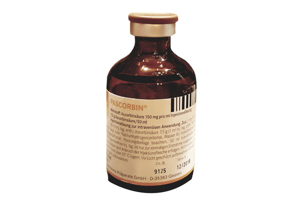 Vitamin C High Dose– Pascorbin 7.5g ascorbic acid (for intravenous use – 50ml)