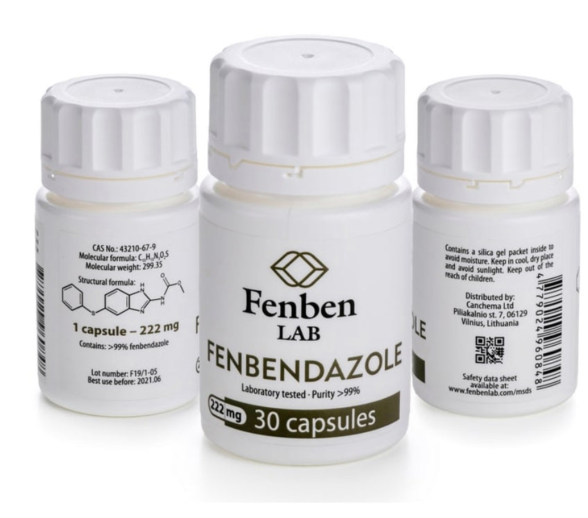 Fenbendazol pure 99% capsules Fenben Lab