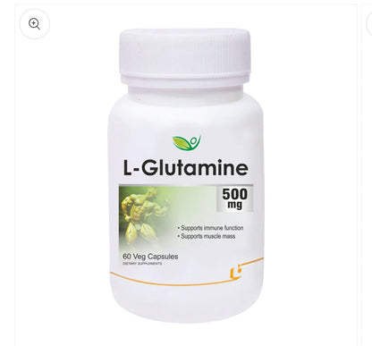 L-Glutamine 500mg 60 capsules